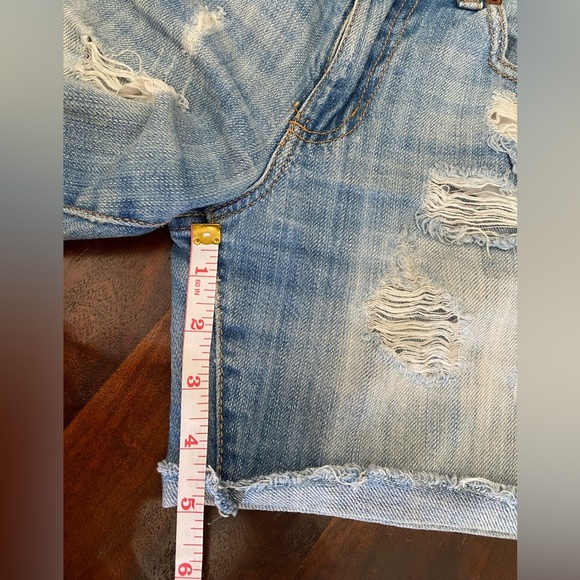 Garage Girlfriend Denim Shorts Distressed Size S - Picture 10 of 11